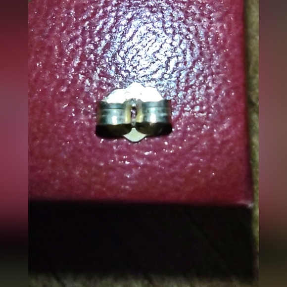 Vintage Richard J Barile Black Coral Earrings w/14k Gold Trim - Picture 8 of 9